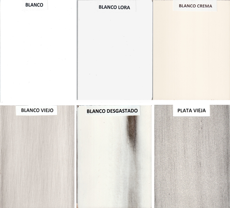 MUESTRARIO LACADOS PARA MESAS, SILLAS, SILLONES, ETC