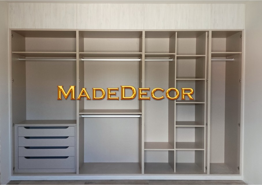 DISTRIBUCION INTERIOR DE ARMARIO EMPOTRADO