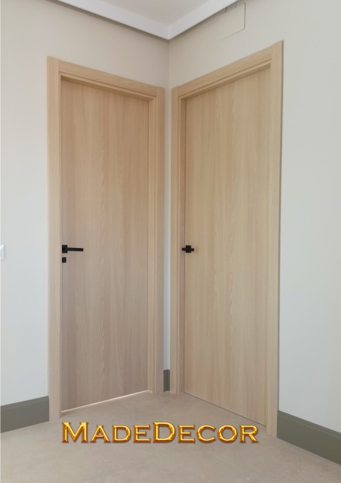 Puertas ciegas madera Roble PVC