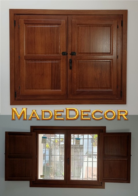 VENTANA EUROPEA MADERA  DE IROKO
