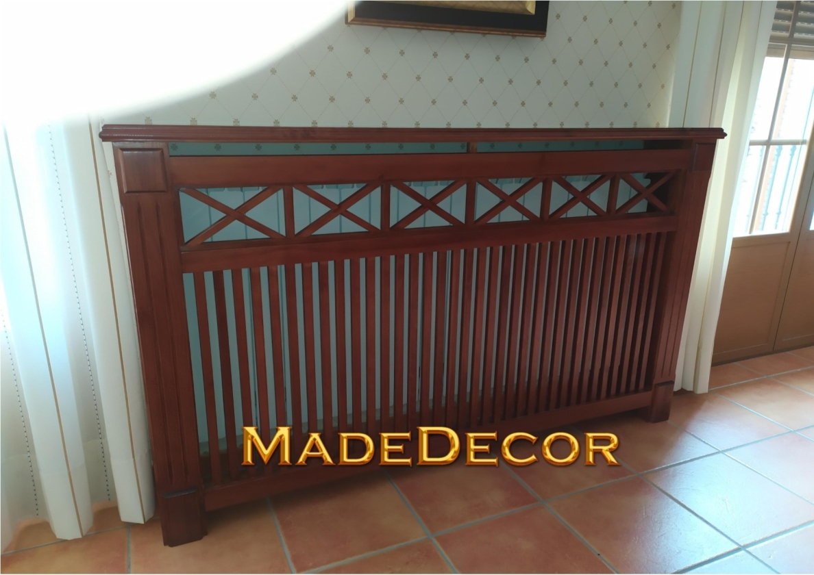 Cubrerradiador de madera a medida
