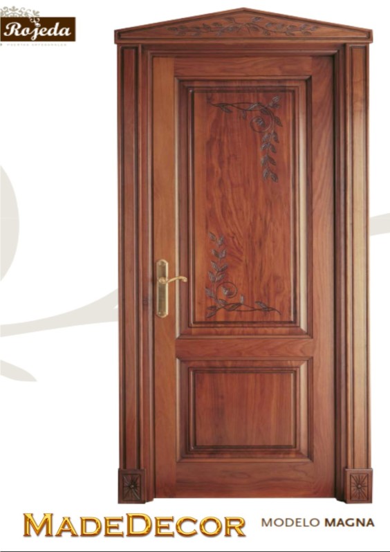 Puerta interior mod. Magna. Maderas: Pino, Cerejeira, Fresno Americano...
