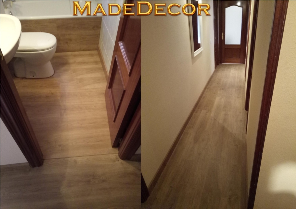 Colocado Suelo Laminado en viviendas habitadas