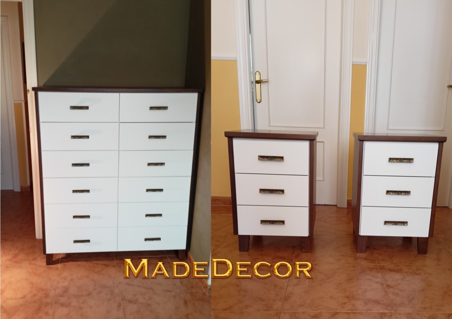 MUEBLE AUXILIAR RÚSTICO PARA DORMITORIO